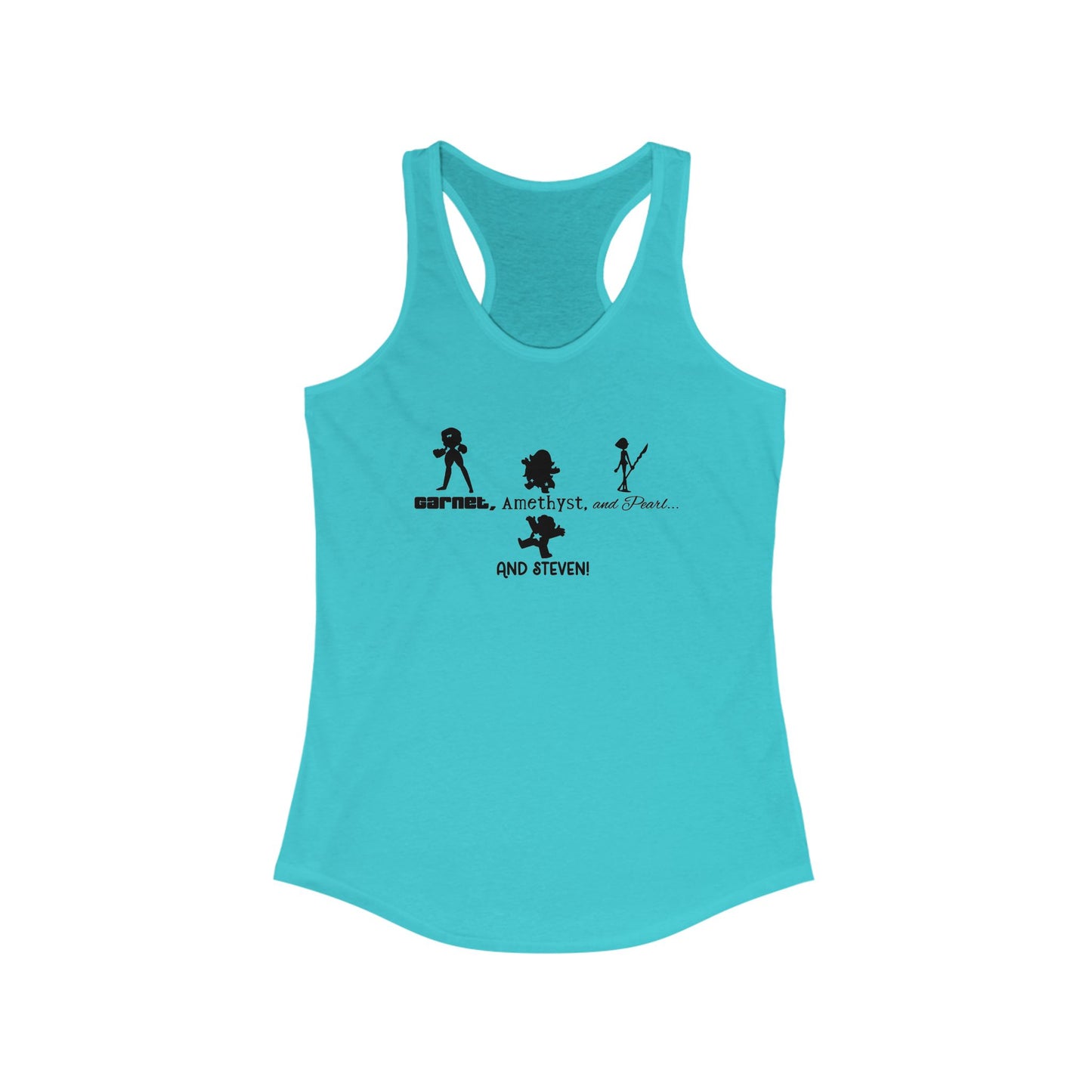 Garnet, Amethyst, and Pearl... and Steven! - Ideal Racerback Tank