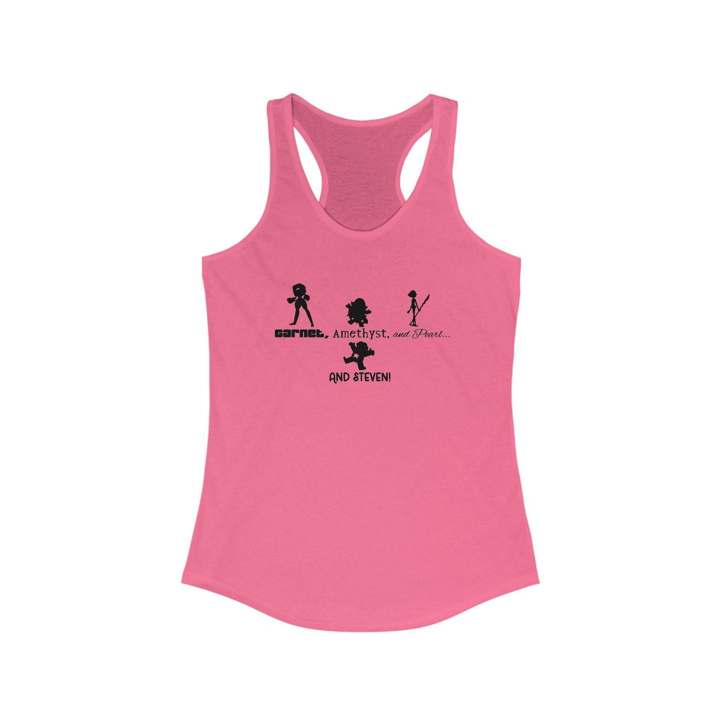 Garnet, Amethyst, and Pearl... and Steven! - Ideal Racerback Tank